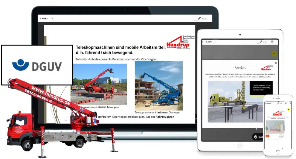 Jährliche Sicherheitsunterweisung für mobile Krane